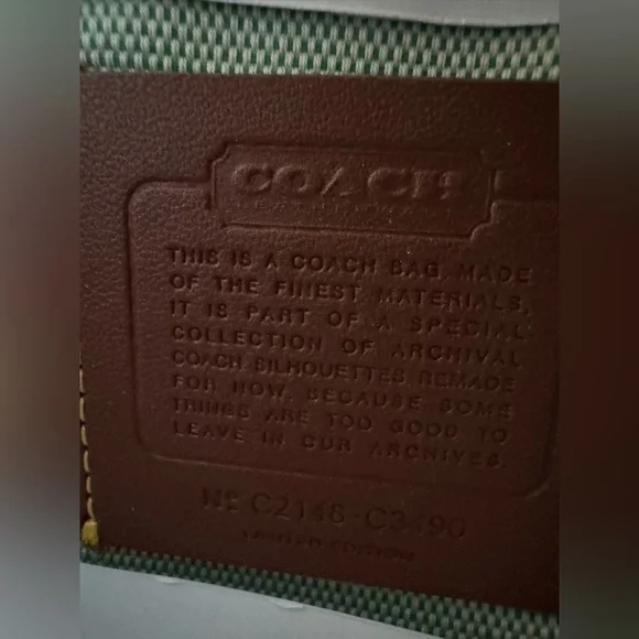 Coach NWT Quilted Swinger 20 - Picture 2 of 9